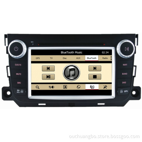 Ouchuangbo Car DVD Radio for Mercedes Benz Smart Fortwo (2012--) GPS USB iPod Stereo System